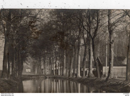 C P A  -   10 -  AUBE - BAR SUR SEINE  -   CARTE  PHOTO - Le Canal - Bar-sur-Seine