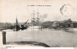 C P A   - 14 - CAEN -    Le Bassin Du Commerce - Caen