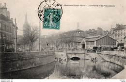 C P A   - 14 - CAEN -   Boulevard Saint Pierre  L'abreuvoir Et La Poissonnerie - Caen