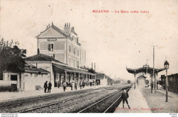 C P A   - 21 - BEAUNE  -   La Gare  Coté Voie - Beaune