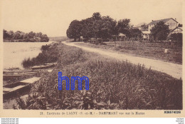 CPA 77 ENVIRONS DE  LAGNY VUE  SUR DAMPART VUE SUR  LA  MARNE  TB ETAT - Lagny Sur Marne