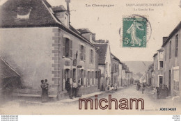 CPA  51   SAINT  MARTIN D'ABLOIS La Grande  Rue - Altri & Non Classificati