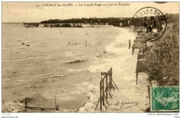 LA GRANDE PLAGE UN JOUR DE TEMPETE - Fouras-les-Bains