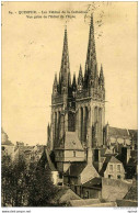 LES FLECHES DE LA CATHEDRALE - Quimper