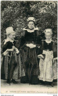 MOEURS ET TYPES BRETON COSTUMES DE PAYSANNES - Quimperlé