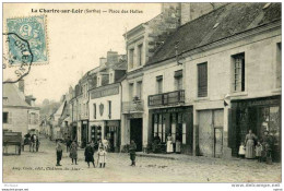 LA CHATRE SUR LOIRE PLACE DES HALLES BELLE ANIMATION HOTEL CHAMPION - Sonstige & Ohne Zuordnung