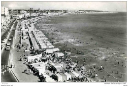 CPSM LA PLAGE VUE AERIENNE - Sables D'Olonne