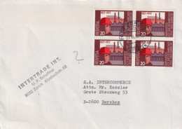 Ausland Brief  "Intertrade, Zürich" - Berchem Belgien       1977 - Storia Postale