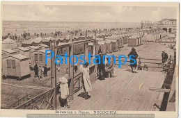 230108 ARGENTINA BUENOS AIRES NECOCHEA BALNEARIO Y PLAYAS BEACH POSTAL POSTCARD - Argentinië