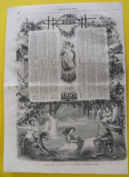 Calendrier De 1860 Du Journal Pour Tous. - Big : ...-1900