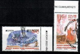 Turk. CYPRUS ZYPERN CHYPRE Turc EUROPA CEPT 2022 Set/serie, Oblitere/cancelled - 2022