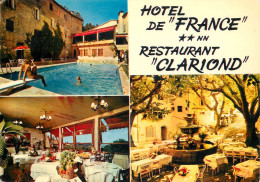 Postcard Hotel De France Restaurant Clariond - Hotels & Restaurants