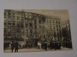 LOIRE-SAINT ETIENNE-EXPLOSION ET INCENDIE A LA MAISON GIRON-PLACE DE L'HOTEL DE VILLE SAINT ETIENNE 20 MARS 1907 - Saint Etienne