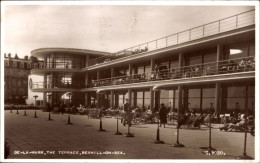 CPA Bexhill On Sea Sussex England, De-La-Warr, Terrasse - Altri & Non Classificati