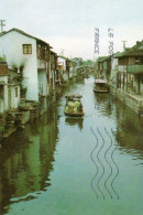 CPM - F - CHINE - CANAL LINED WITH HOUSES - Chine