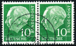 BRD BUND DS HEUSS 1 Nr 183x Gestempelt WAAGR PAAR X57A756 - Used Stamps