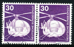 BRD DS INDUSTRIE U. TECHNIK Nr 849 Gestempelt WAAGR PAAR X66822A - Used Stamps