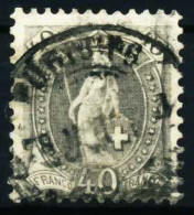 SCHWEIZ ST.HELV Nr 61YC Zentrisch Gestempelt X696E82 - Oblitérés