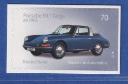 Bund 2016 Auto Porsche 911 Targa 70Cent SELBSTKLEBEND Mi-Nr 3213 ** - Other & Unclassified