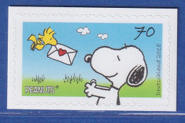 Bund 2018 Die Peanuts Snoopy 70Cent SELBSTKLEBEND Mi-Nr. 3371 ** - Autres & Non Classés