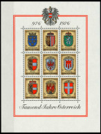 ÖSTERREICH Block 4 Postfrisch SC2F0C2 - Blocks & Sheetlets & Panes