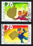 LIECHTENSTEIN 2001 Nr 1257-1258 Gestempelt S54566E - Used Stamps