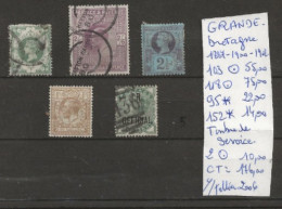 TIMBRES DEGRANDE-BRETAGNE NEUF*/°DE 1887.1900  Nr VOIR SUR PAPIER AVEC TIMBRES COTE 176.00  € - Neufs