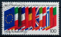 BRD BUND 1989 Nr 1416 Zentrisch Gestempelt X86DCEE - Used Stamps