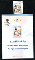 2018- Tunisie- La Lutte Contre La Corruption - Dépliant+ Emission Complète 1v.MNH** Coin Daté - Tunisia