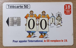 Télécarte Numérotation à 10 Chiffres  "00 ?" - 1996