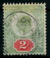 GROSSBRITANNIEN 1902-1911 Nr 106A Gestempelt X6C6D8E - Gebruikt