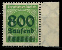 D-REICH INFLA Nr 308AaII Postfrisch Gepr. X6D618E - Unused Stamps