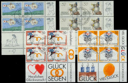 LIECHTENSTEIN 1992 Nr 1041-1044 VIERERBLOCK ECK X787E86 - Oblitérés