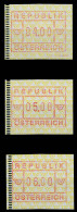 ÖSTERREICH AUTOMATENMARKEN Nr ATM 2-4S-ATM 2-6S X7995D2 - Machine Labels [ATM]