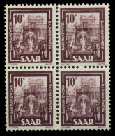 SAARLAND 1949 Nr 272 Postfrisch VIERERBLOCK X799A06 - Ungebraucht