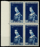 SAARLAND 1956 Nr 376 Postfrisch VIERERBLOCK X79C3E6 - Neufs