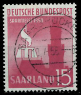 SAAR OPD 1958 Nr 435 Zentrisch Gestempelt X79C6D6 - Oblitérés