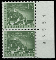 SAAR OPD 1958 Nr 436 Postfrisch SENKR PAAR X79C77E - Unused Stamps