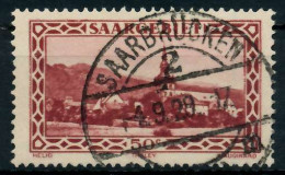 SAARGEBIET 1926 Nr 114 Zentrisch Gestempelt X7B2216 - Oblitérés