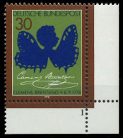 BRD 1978 Nr 978 Postfrisch FORMNUMMER 1 S5F4EE2 - Neufs