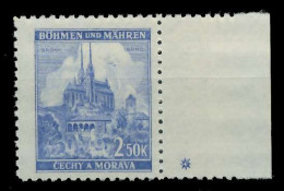 BÖHMEN MÄHREN 1941 Nr 71bPlSt1R Postfrisch X8285AA - Nuevos