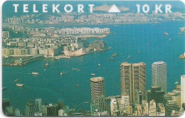 Denmark - KTAS - Hong Kong 94 Phonecard Expo (Puzzle 1/2) - TDKP095 - 07.1994, 10kr, 2.000ex, Used - Danemark