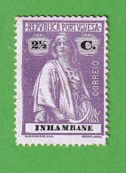 CLN114- INHAMBANE 1914 Nº 76- MH - Inhambane
