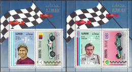 Ajman/Manama - 1969 - Racing Cars - Mi Bl 93A + 97B - Voitures