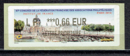 FFAP : 87ème Congrès Au Parc Floral De Paris LISA 2 - 2010-... Illustrated Franking Labels