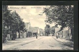 AK Rotenburg I. Hann., Grosse Strasse Mit Passanten  - Rotenburg (Wuemme)