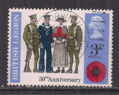 GB 1971 QE2 3p Anniversaries Used SG 887 ( B334 ) - Used Stamps