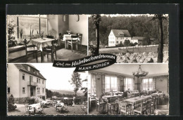 AK Hann.-Münden, Gasthaus Und Pension Hainbuchenbrunnen, Innenansicht, Garten  - Hannoversch Muenden