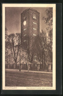 AK Stuttgart, Bahnhofturm Bei Nacht  - Stuttgart