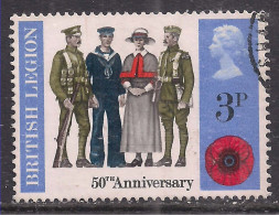 GB 1971 QE2 3p Anniversaries Used SG 887 ( B326 ) - Oblitérés